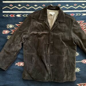 J. Crew Vintage Brown Suede Leather Jacket